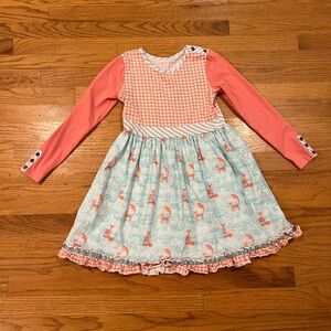 Shrimp and grits knit dress 9-10(xl)